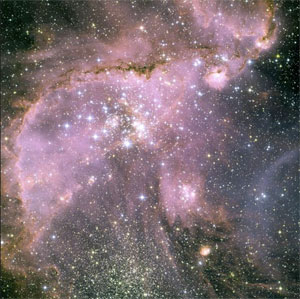 Astronomy-young-stars Small Magallanic Cloud