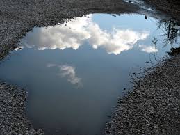 Sky in puddle
